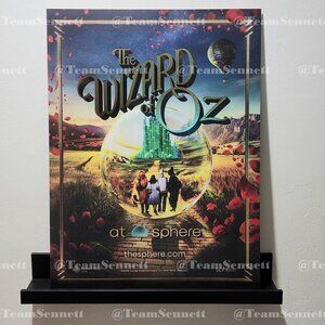 FOIL Wizard of Oz Sphere Poster / Emerald City Version / 18" x 24"